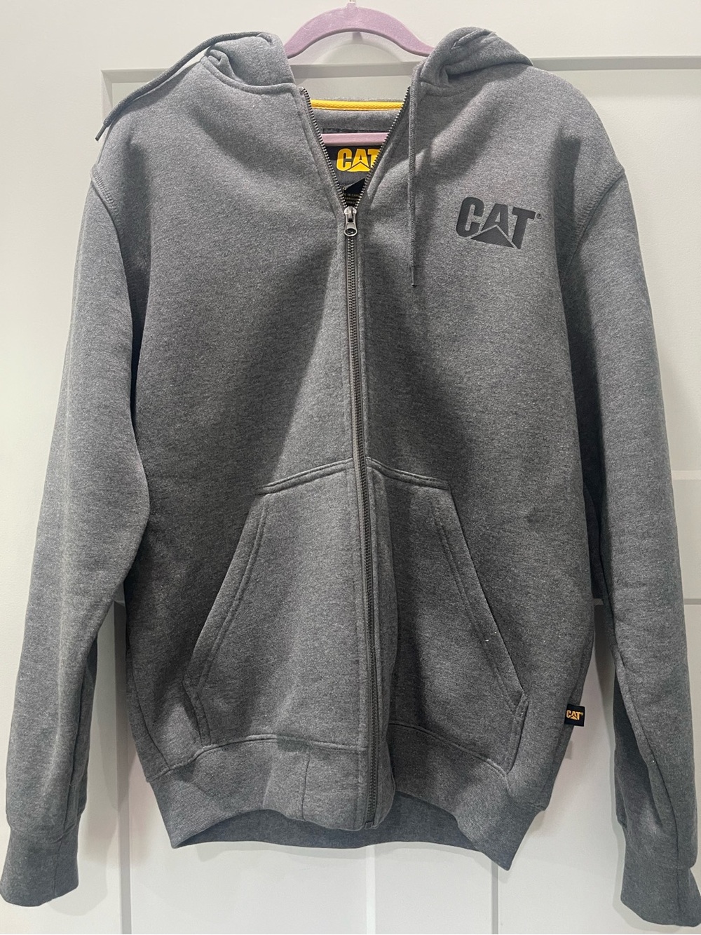 Men’s Gray Full-Zip Hoodie Jacket